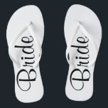 Trouwdag bruid Teenslippers<br><div class="desc">Wees de bruid van top tot teen.</div>