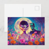 Trouwdag Dank Je Wel Monsters Briefkaart (Voorkant / Achterkant)