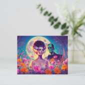 Trouwdag Dankjewel Monsters Briefkaart (Staand voorkant)