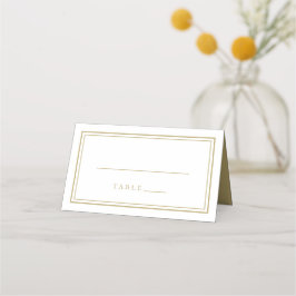 Trouwdag Eenvoudig Minimalistisch Chic Trend Moder Plaatskaartje