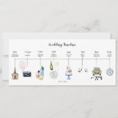 Trouwdag Evenementen Tijdschema Programma (Voorkant)