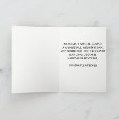 Trouwdag Felicitatie Kaart (Binnen)