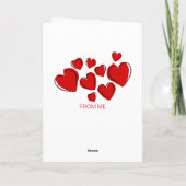 Trouwdag Felicitatie Kleurrijke Ballonkaart Kaart (Achterkant)