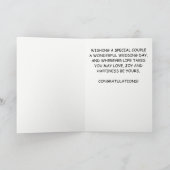 Trouwdag Felicitaties Anime Koppel Kaart (Binnen)