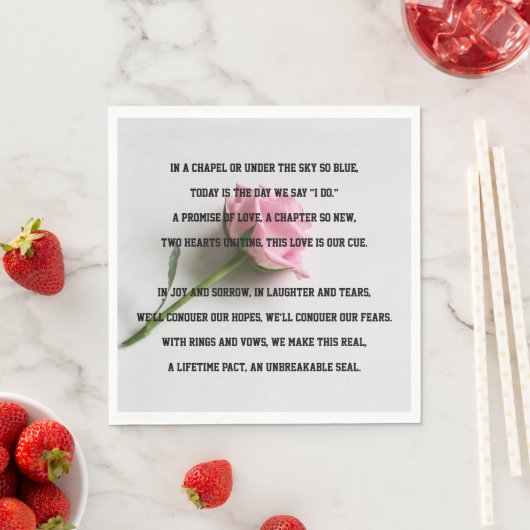 Trouwdag gedicht servet (Insitu)