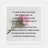 Trouwdag gedicht servet (Voorkant)