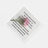 Trouwdag gedicht servet (Hoek)