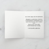 Trouwdag Gefeliciteerd Happy Thumbs Kaart (Binnen)