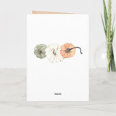 Trouwdag Gefeliciteerd Rustieke Herfst Herfst Kaart (Achterkant)