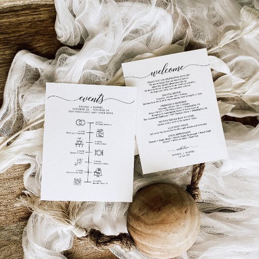 Trouwdag Icoon Tijdlijn Itinerarium Welkomstbrief