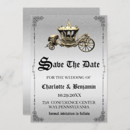 Trouwdag in sprookjesstijl  save the date