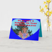 TROUWDAG KAART (Gele Bloem)