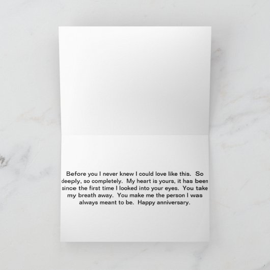 trouwdag kaart (Binnen)