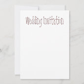 Trouwdag Kaart (Achterkant)