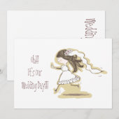 Trouwdag Kaart (Voorkant / Achterkant)