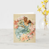 Trouwdag koppel, Huwelijk Congrats Kaart (Gele Bloem)