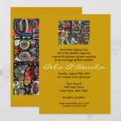 Trouwdag - Leven vieren Mexicaans koppel Kaart (Voorkant / Achterkant)