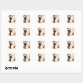 Trouwdag liefde Stickers (Vel)