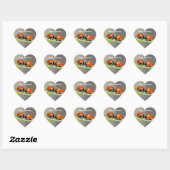 Trouwdag Lieveheersbeestjes Hart Stickers (Vel)
