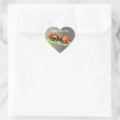 Trouwdag Lieveheersbeestjes Hart Stickers (Tas)