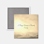 TROUWDAG MAGNEET ROMANTISCHE DESIGN STIJL (Voorkant / Achterkant)