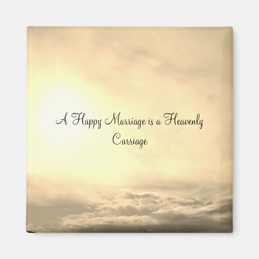 TROUWDAG MAGNEET ROMANTISCHE DESIGN STIJL (Voorkant)