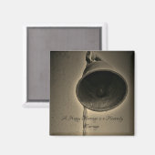 TROUWDAG MAGNEET ROMANTISCHE DESIGN STIJL (Voorkant / Achterkant)