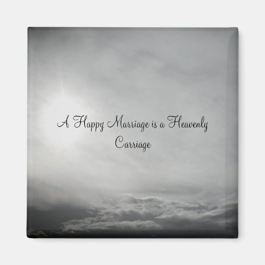 TROUWDAG MAGNEET ROMANTISCHE DESIGN STIJL (Voorkant)