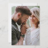 Trouwdag met Fantasievolle Doodle Save The Date (Achterkant)