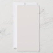 Trouwdag met marineblauw & blos moderne monogram g save the date (Achterkant)