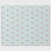 Trouwdag met Vlinders Bruidsshower Cadeaupapier (Vlak)