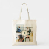 Trouwdag Monogram Tote Bag (Achterkant)