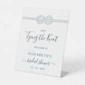 Trouwdag Naamloze Bruiloft-ontvangst Reclamebord Met Voetstuk (Voorkant)