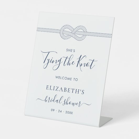 Trouwdag Naamloze Bruiloft-ontvangst Reclamebord Met Voetstuk (Voorkant)