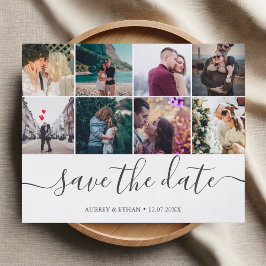 Trouwdag op een budget - save the date foto flyer