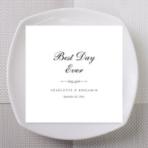 Trouwdag op maat met vintage 'Beste dag ooit'
