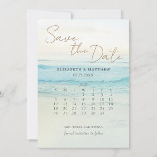 Trouwdag op Sunset Beach Save The Date