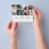 Trouwdag Save The Date Foto Budget Flyer (Hand)