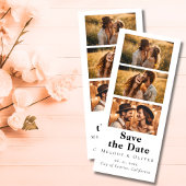 Trouwdag Save the Date Fotohokje QR code Boho