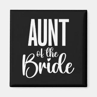 Trouwdag Tante van de bruid Premium Magneet