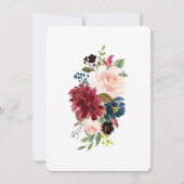 Trouwdag Tijdlijn Kaart (Achterkant)