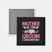 Trouwdag Trouwmoeder van de bruidegom Ik hield van Magneet (Voorkant / Achterkant)