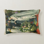 Trouwdag uit het verleden, bruid en bruidegom met  accent kussen (Voorkant)