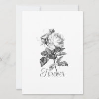 TROUWDAG UITNODIGING Flat Kaart