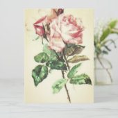 TROUWDAG UITNODIGING Flat Kaart (Staand voorkant)