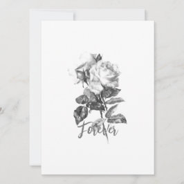 TROUWDAG UITNODIGING Flat Kaart