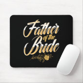 Trouwdag Vader Van De Bruid Bachelorfeest Bruidego Muismat (Met muis)