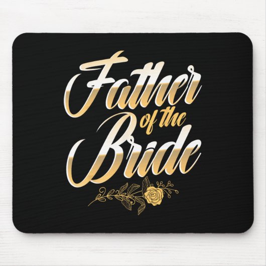 Trouwdag Vader Van De Bruid Bachelorfeest Bruidego Muismat (Voorkant)