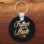 Trouwdag Vader Van De Bruid Bachelorfeest Bruidego Sleutelhanger (Voorkant)