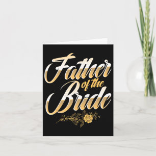 Trouwdag Vader van de bruid vrijgezellenfeest BRI Kaart